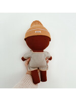 We Are Gommu Onesie Kort met Fijne streepjes voor pop