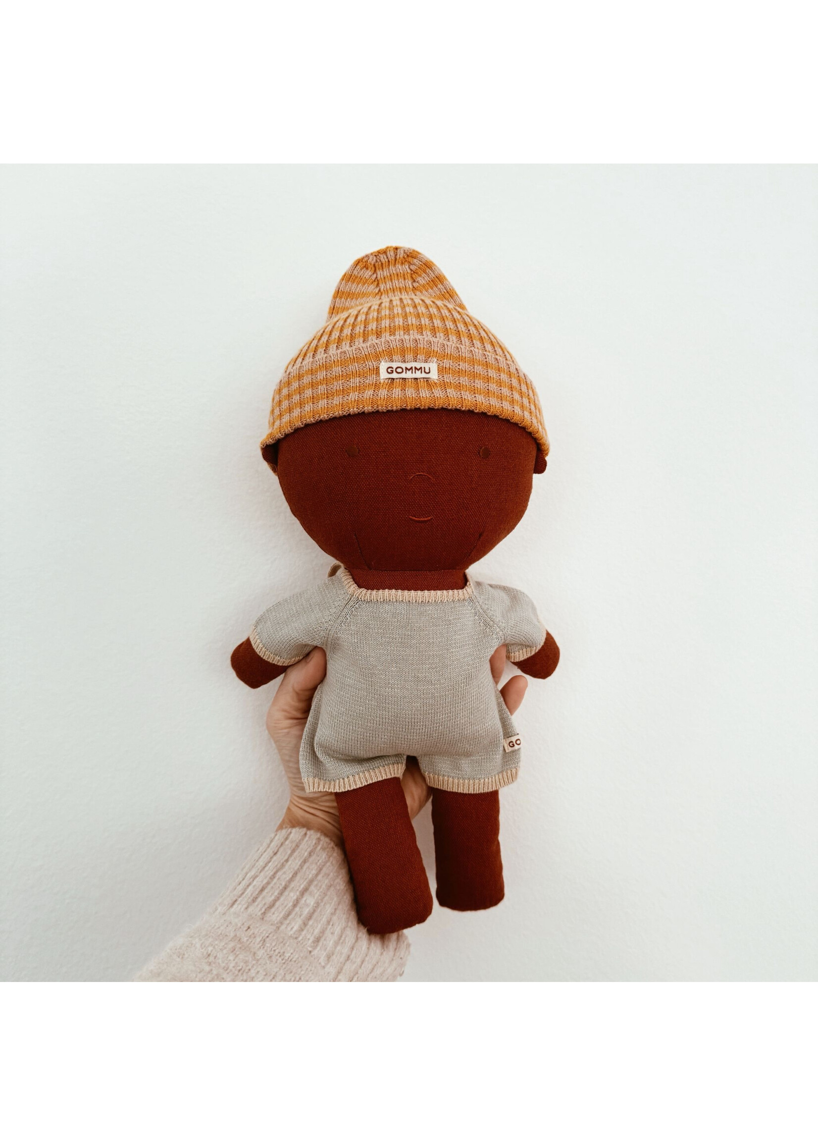 We Are Gommu Onesie Kort met Fijne streepjes voor pop