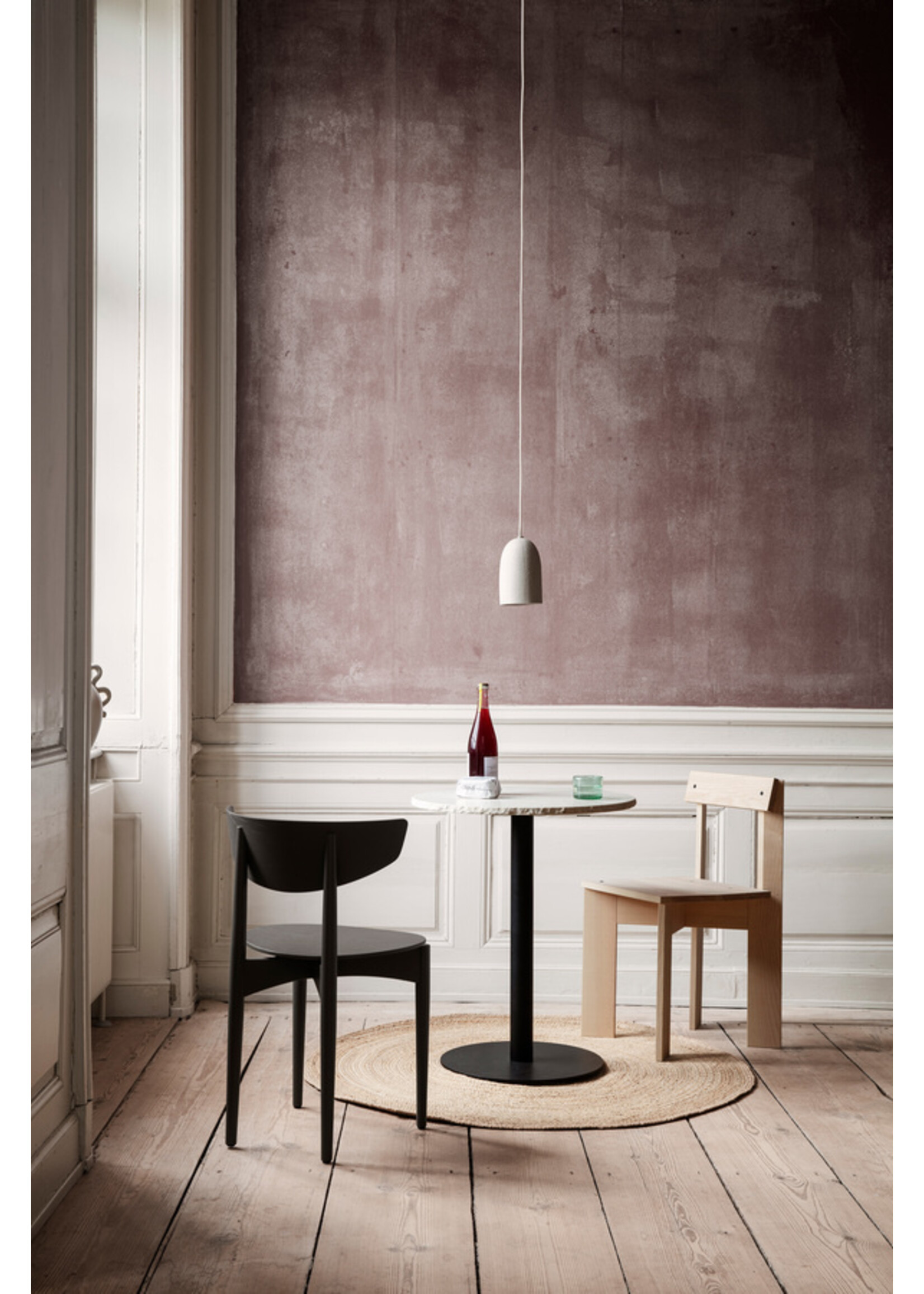 Ferm Living Mineral Bistrotafel - Bianco Curia