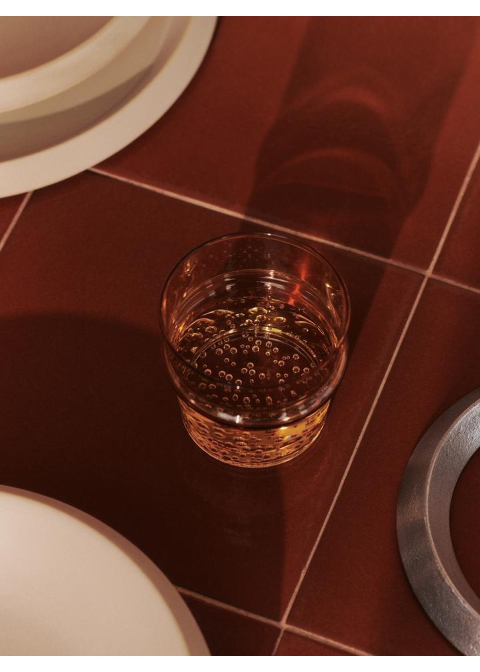 Ferm Living Boya Laag glas - Set van 2 - Blush