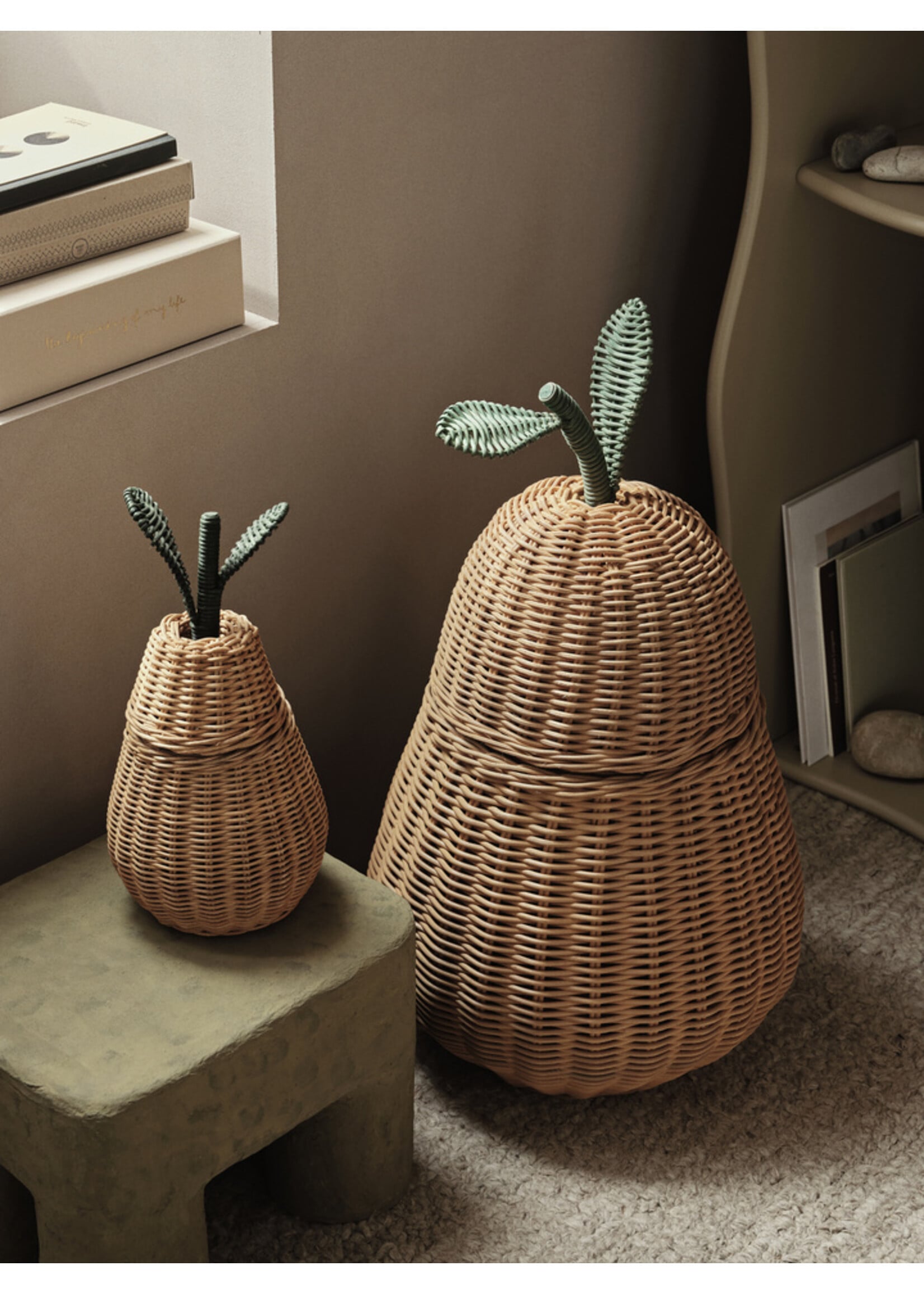 Ferm Living Pear Gevlochten Opbergmand Naturel