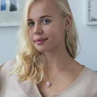 Timi Semi-precious stone - ketting -  Rose quartz