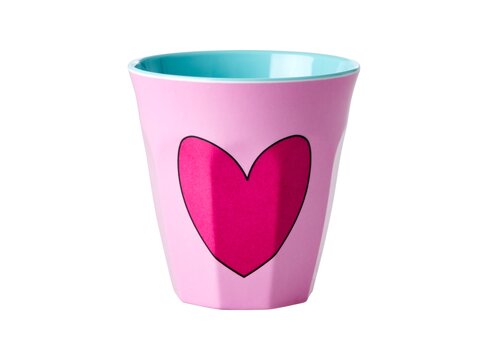 Rice by Rice Rice Medium Melamine Cup Hartje - Soft pink