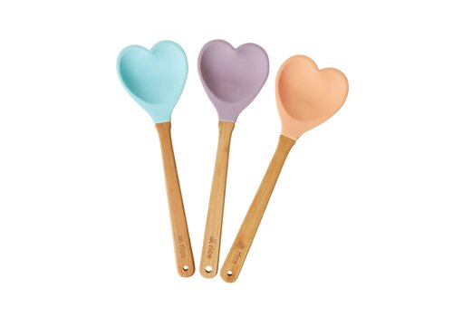 Rice by Rice Rice Silicone Spoon Heart Turquoise