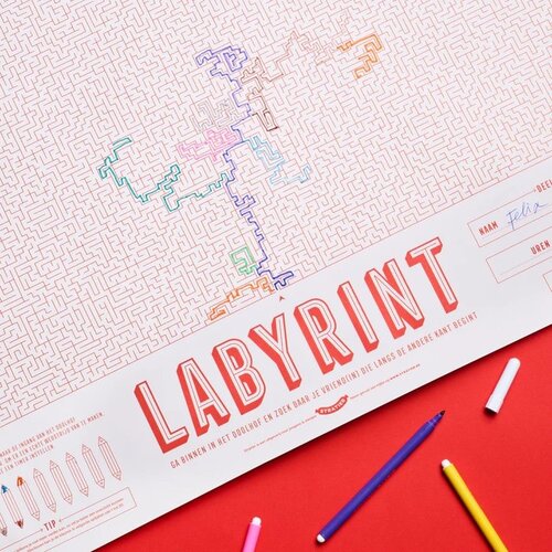Stratier XL-Spelposter Labyrint 