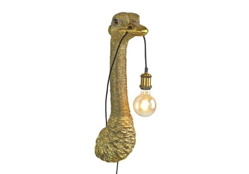 Holy Cow! Franz Josef - Struisvogel Lamp - Goud