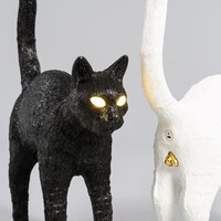 Seletti Black Cat lamp