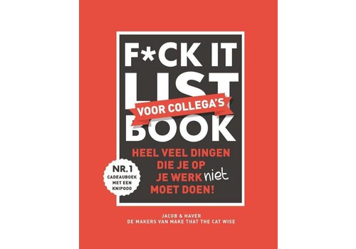 Image books F*ck it list book voor collega’s