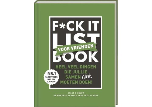 Image books F*ck it list book voor vrienden