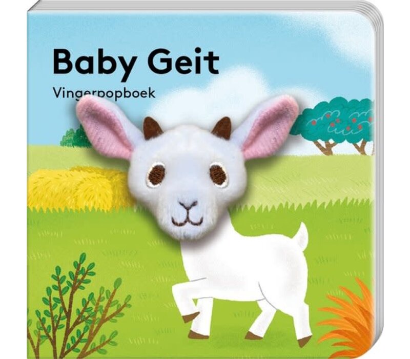 Vingerpopboekje - baby Geit