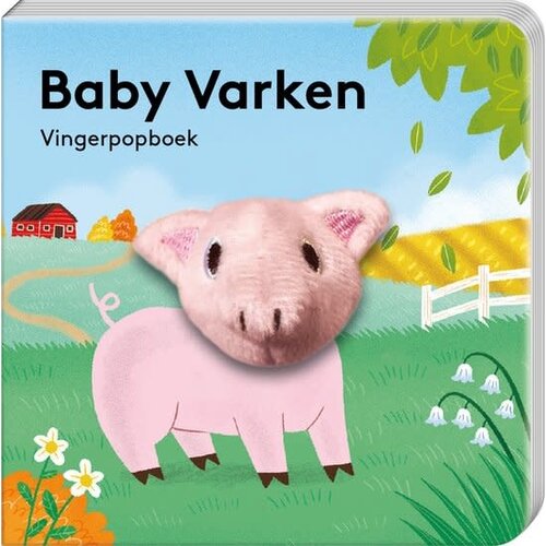 Vingerpopboekje - baby Varken 