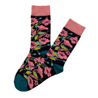 No More Boring Socks - Flowers - One size