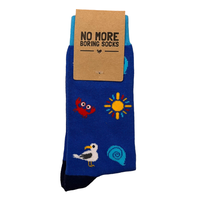 No More Boring Socks - Sea - One size