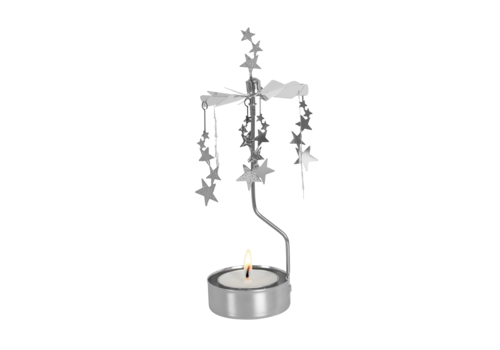 Pluto Pluto Rotary candle holder night sky silver