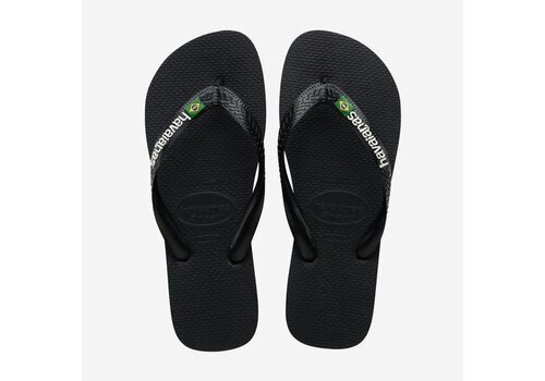 Havaianas Havaianas slippers - Brasil logo - zwart