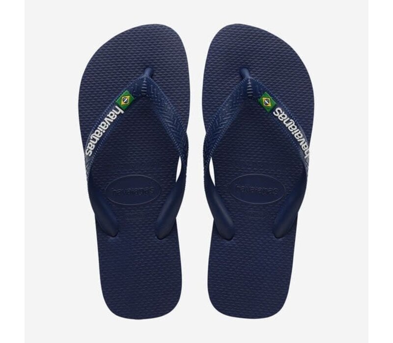 Havaianas slippers - Brasil logo - Donkerblauw