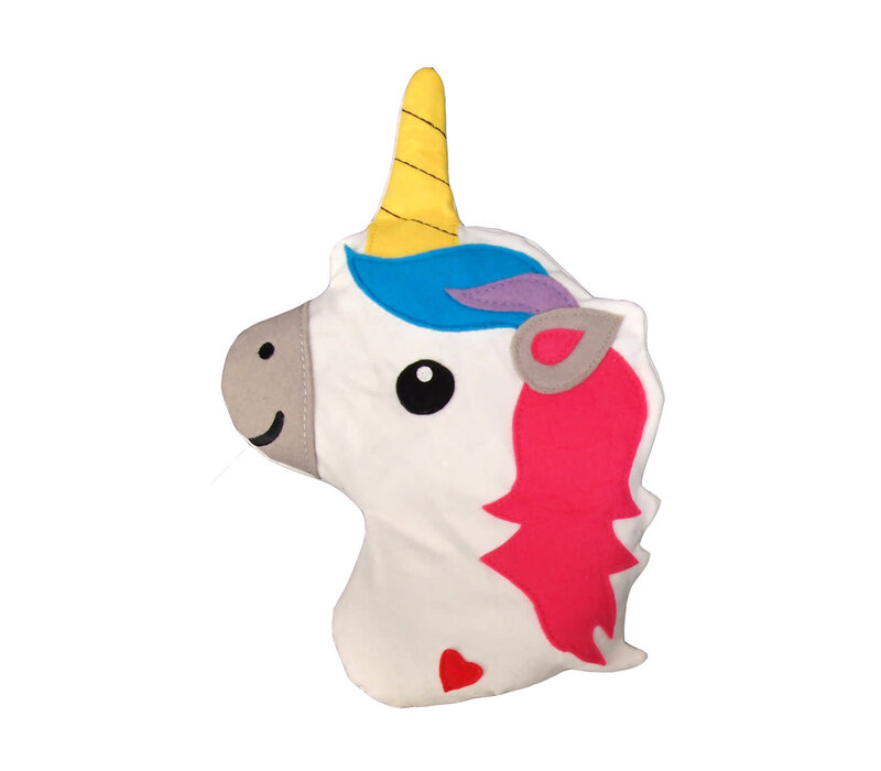 Bitten - Heatable Huggable - Warmtekussen - Unicorn Head