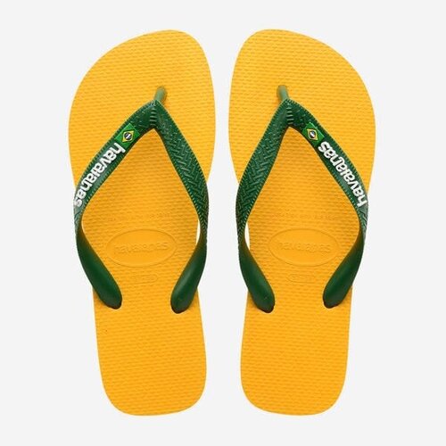 Havaianas slippers - Brasil Logo - Geel 