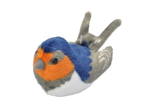 Trendzz for you Knuffel - Vogel - Met geluid - Barn Swallow - Boerenzwaluw