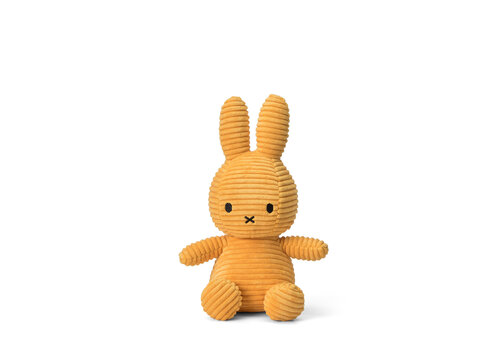 Bon Ton Toys Nijntje knuffel  (Miffy) Sitting Corduroy Yellow (21cm)