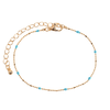 Timi - Alice Minimalistic Chain Armband - Turqoise