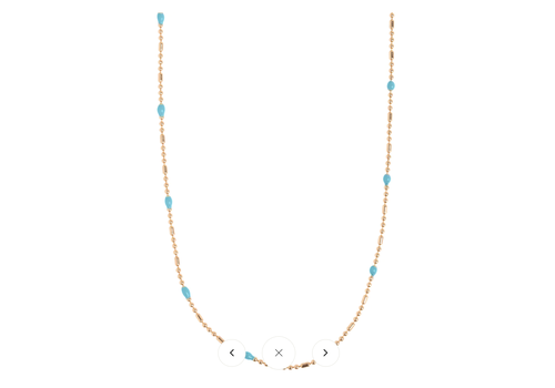 Timi Timi - Alice Minimalistic Chain Ketting - Turquoise
