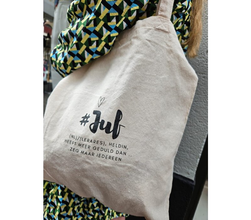 Totebag/Canvas tas -#Juf