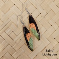 (Echte) vlinder oorbellen - Fairy wing  - (Diverse kleuren)