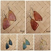 (Echte) vlinder oorbellen - Wings butterfly - (Diverse kleuren)