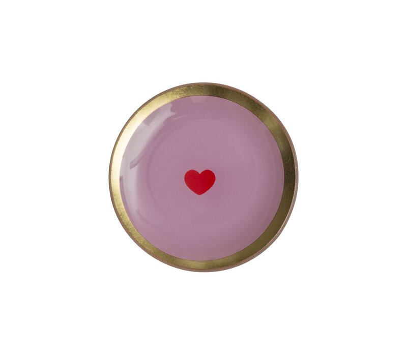 Love Plate - Hartje - Roze