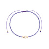 Timi - Alba - Bead with Pearl Macrame - Paars