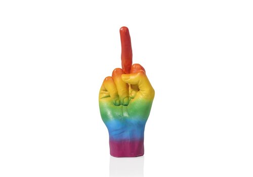 Bitten Bitten - The finger Sculpture Rainbow