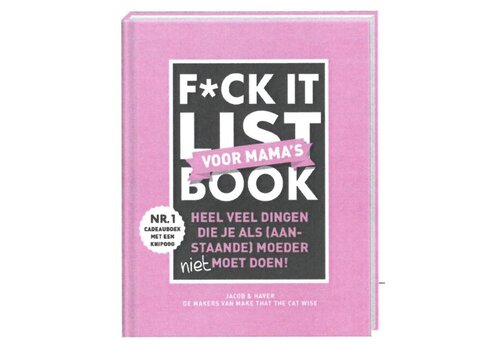 Image books F*CK-it list book - Voor Mama's
