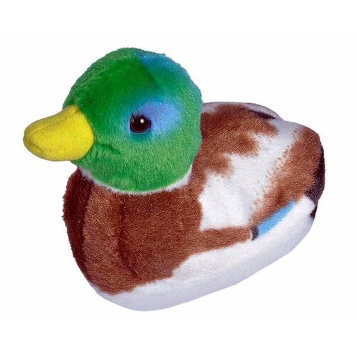 Knuffel - Vogel - Met Geluid - Mallard Duck - Wilde Eend 