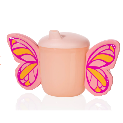 Bitten - Butterfly Sippy Cup - Pink 