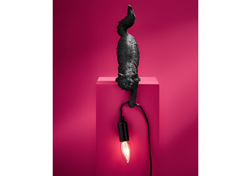 Werner Voss Tafel Lamp - Chichi - Spelende Kat - Zwart