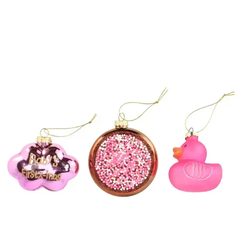 Kerstballen Baby girl 