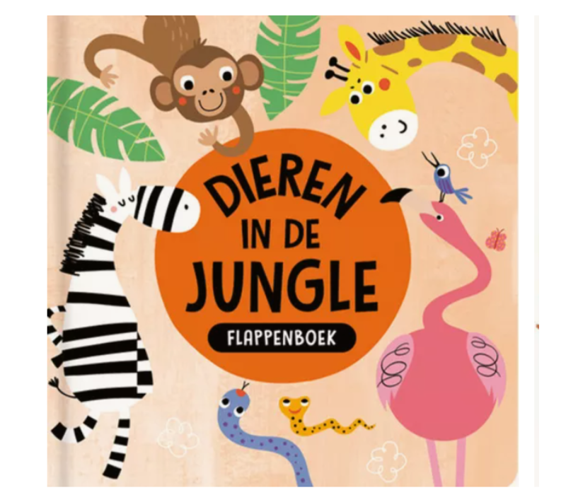 Flappenboek - Dieren in de Jungle
