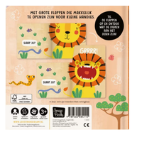 Flappenboek - Dieren in de Jungle