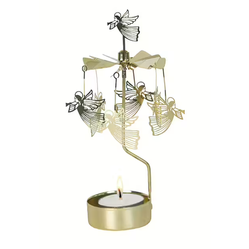 Pluto Rotary candle holder Flying  Angel - Goud 