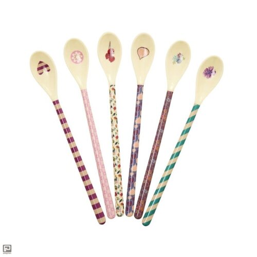 Rice Melamine Latte Spoon - Viva la Vida - Paarse Ui 