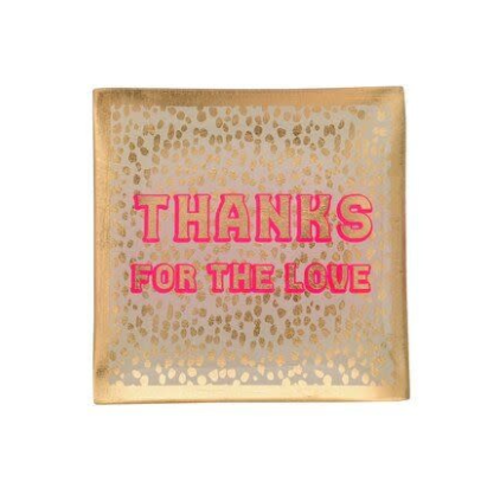 Love Plate - Thanks for the Love - Gold 