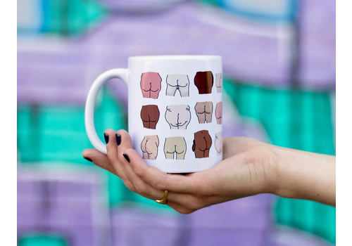 Eat Mielies Weird Illustrations Eat Mielies - Mug - Cute Butts