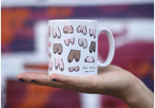 Eat Mielies Weird Illustrations Eat Mielies - Mug - Titties