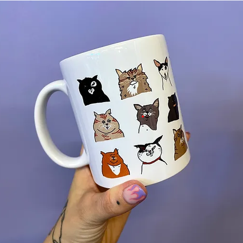 Eat Mielies - Mug - Cat Heads 