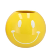 Holy Cow! Vaas - Smiley - Klein - 11cm - Geel/Wit