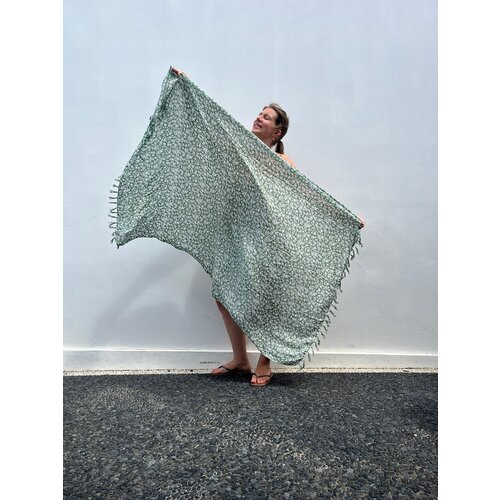 Hello Miracle Sarong Sweet Flower Green 