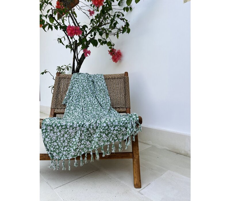 Hello Miracle Sarong Sweet Flower Green