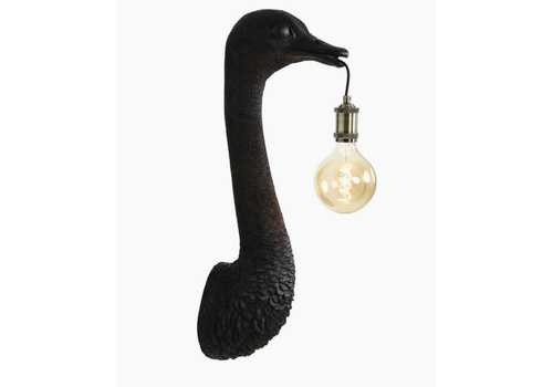 Light & Living Struisvogel Lamp - Zwart