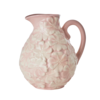 Rice Large Ceramic Jug - Soft Pink